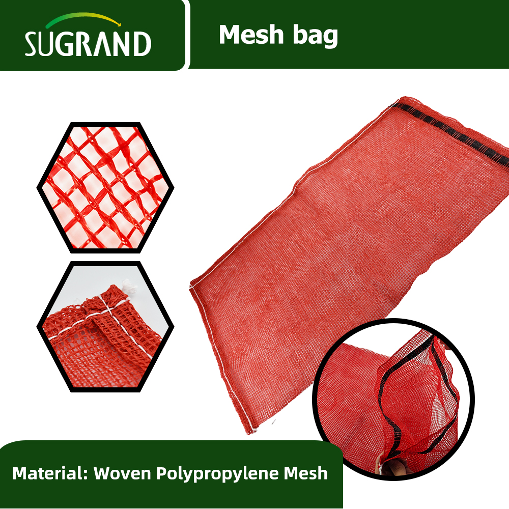  Упаковка для овощей PP Mesh Bag Луковая упаковка Raschel Mesh Bag