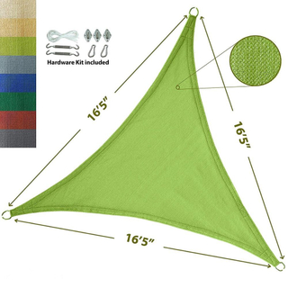 Новая девственная HDPE против UV Sun Shade Sail Taving Outdoor Triangle