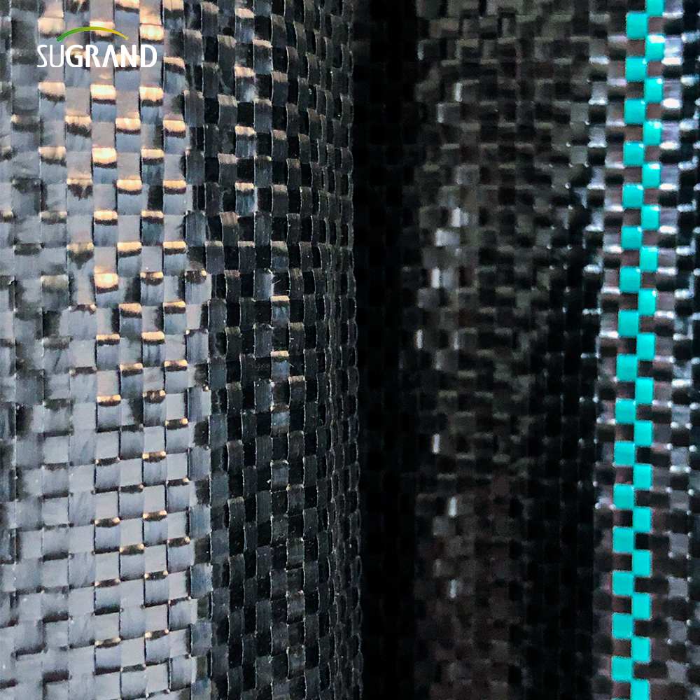 Черный коврик для сорняков для сада