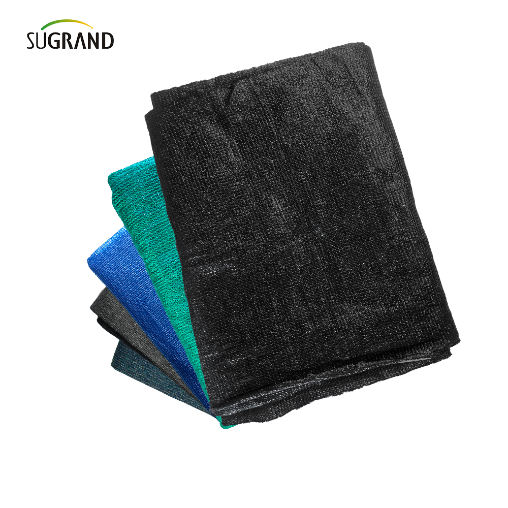 Шесть игл 180 GSM White Dark Green Mono Tape Black Shade Net
