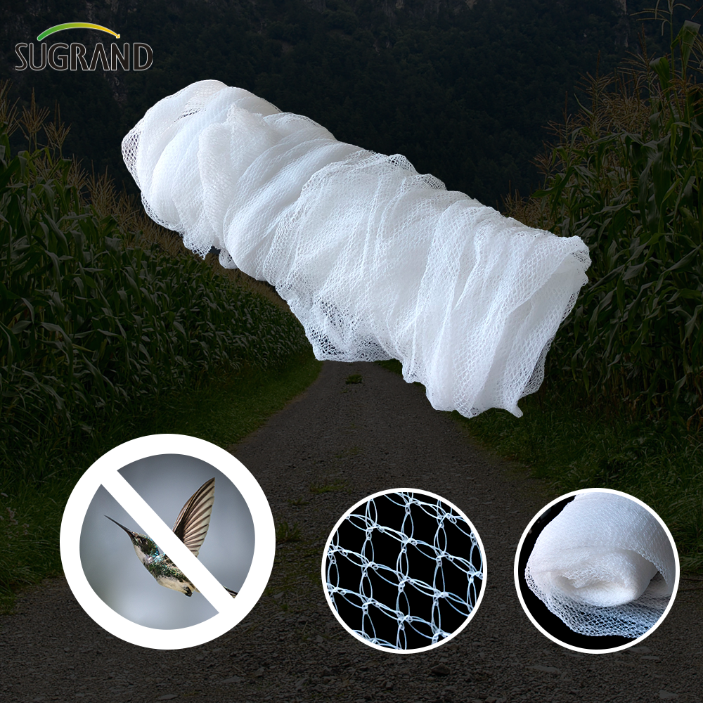 100% HDPE Белый анти-птичный чистый туман Нейлоновая птица.