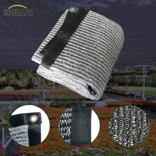 HDPE затенение серебряной алюминиевой фальшивой сетки для посадки цветов