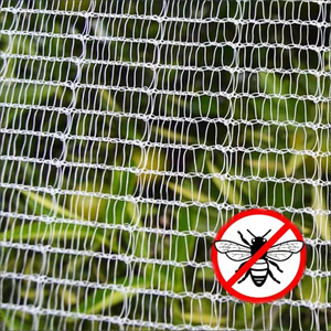 УФ -обработанное HDPE 50GSM Black Anti -Bee Net
