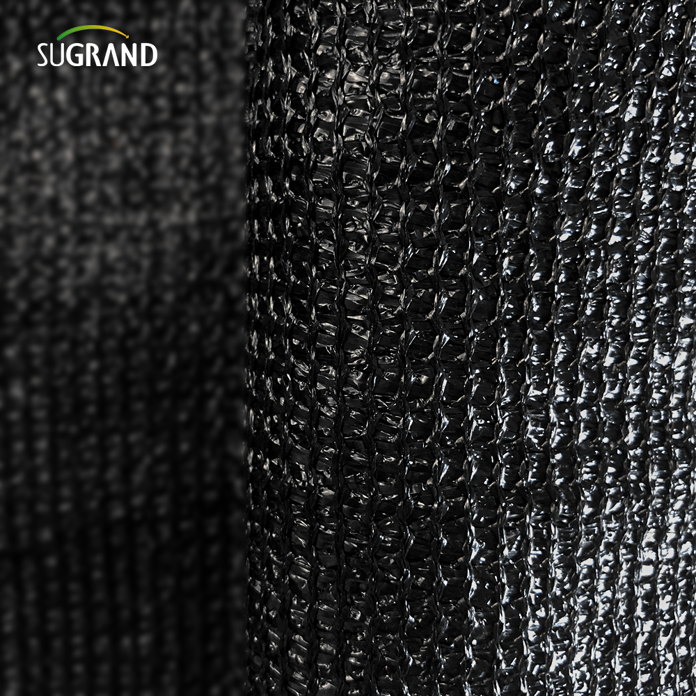 Шесть игл 180 GSM White Dark Green Mono Tape Black Shade Net