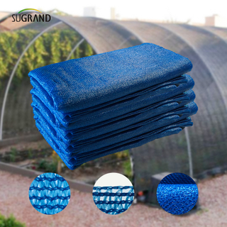 70% синий солнцезащитный клетка теплица 135GSM Shade Net 