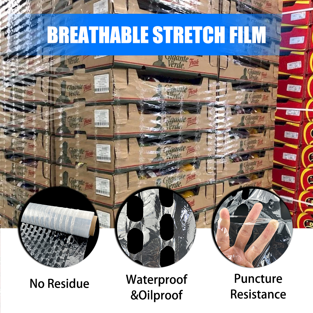 Вентилируемая пленка из вентиляционной пленки для упаковки поддонов для упаковки поддонов