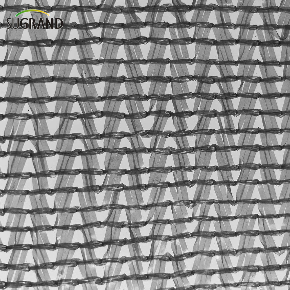 Темно -зеленая черная монопоточная лента 135 GSM Shade Net