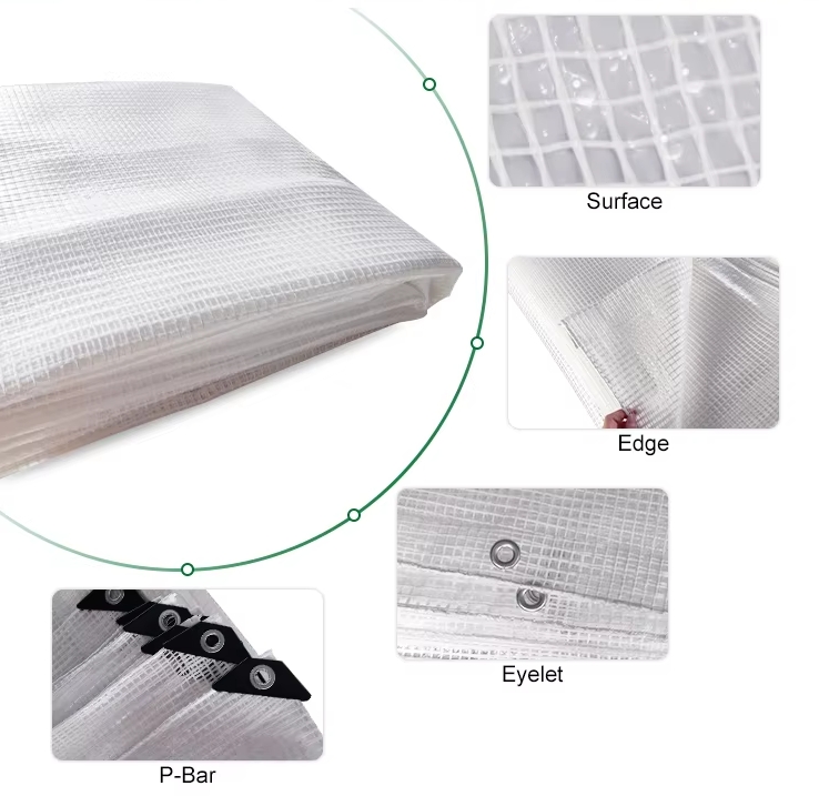 Строительная безопасность PE Leno Tarp Скафол