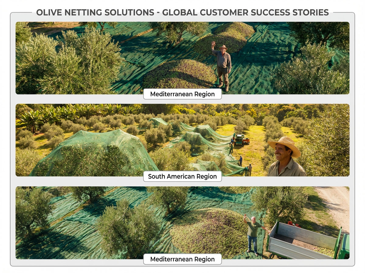 аппликации из оливковой сетки