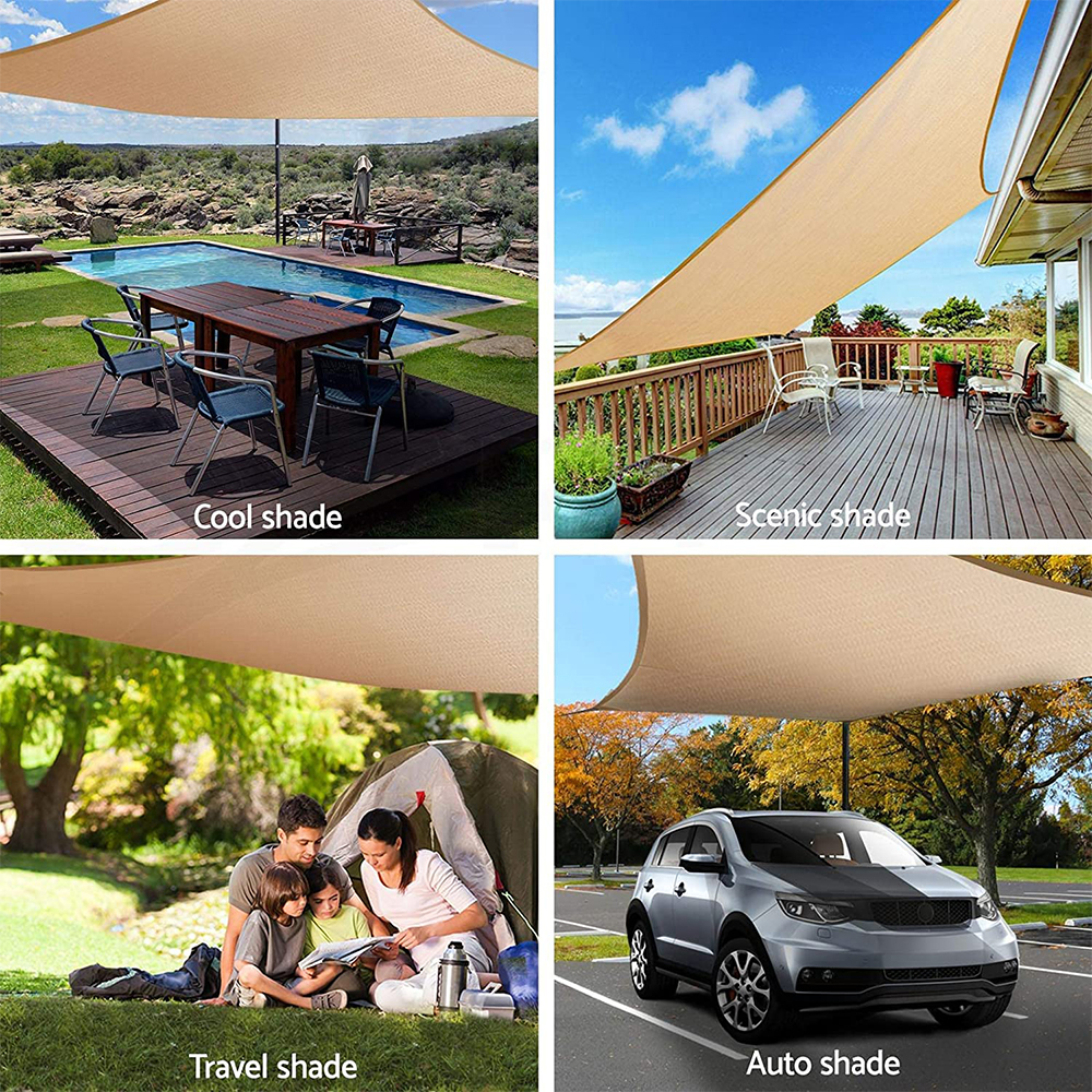 Заводская прямая поставка 180 г/м2 HDPE Sun Shade Sails для перголы