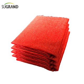 135GSM Новая лента HDPE Красная и белая сеть.