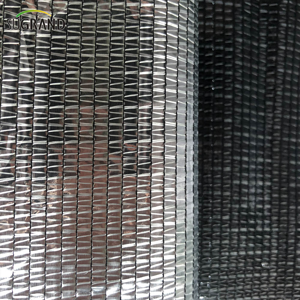 HDPE затенение серебряной алюминиевой фальшивой сетки для посадки цветов