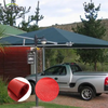 320GSM Красная водонепроницаемая сетка/сетка Carport Shade