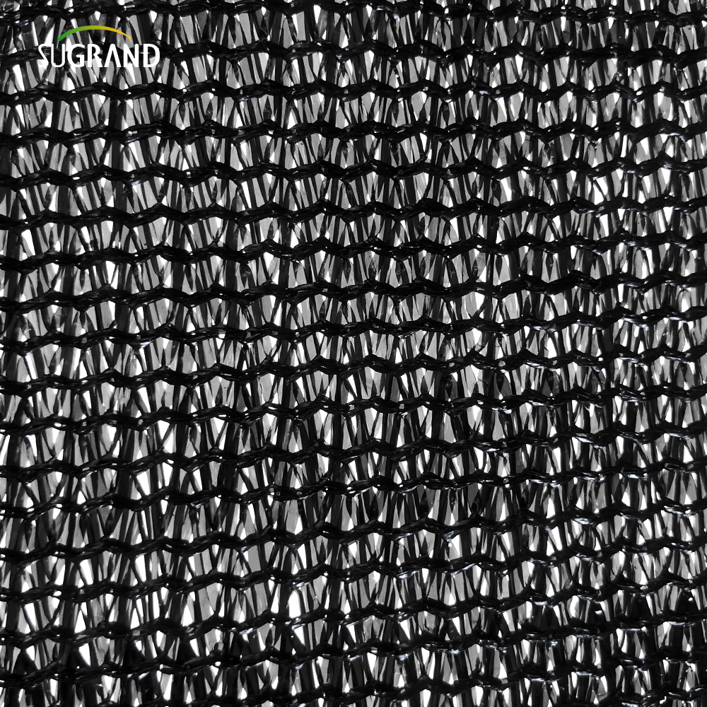 Шесть игл 180 GSM White Dark Green Mono Tape Black Shade Net