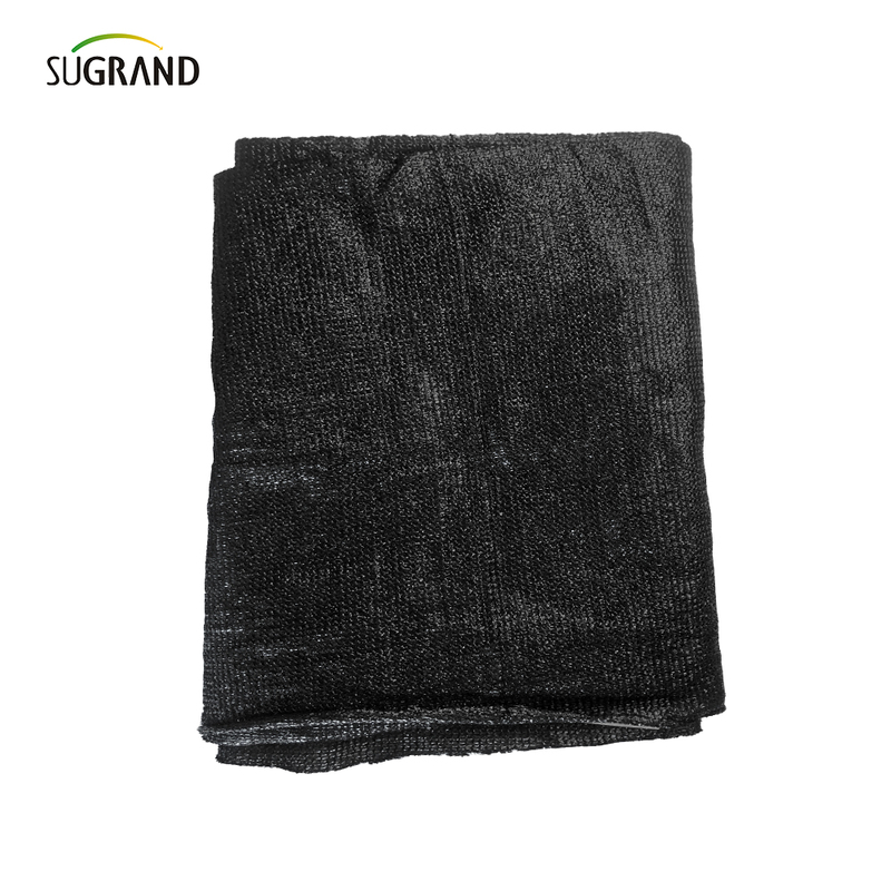 Шесть игл 180 GSM White Dark Green Mono Tape Black Shade Net